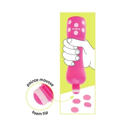 Djeco - Farben 4 Schaumstoffspitzen Neon – Bild 3