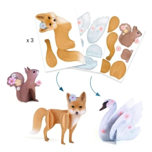 Djeco - Multi-Activity Kit Waldtiere – Bild 4