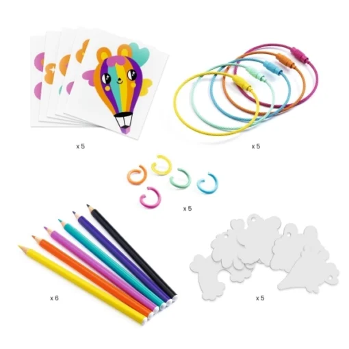 Djeco - Artistic Kawaii Schlüsselanhänger – Bild 3