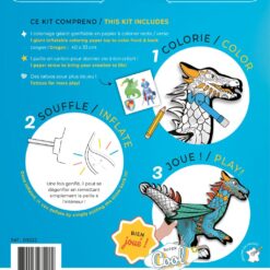 Alternative view of Ara Creative - Aufblasbare Ausmalbilder Drache