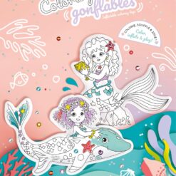 Ara Creative - Aufblasbare Ausmalbilder Meerjungfrau