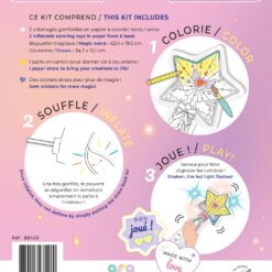 Alternative view of Ara Creative - Aufblasbare Ausmalbilder Krone und Zauberstab