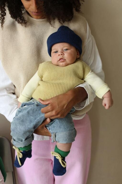 Hvid - Booties blue grass – Bild 2