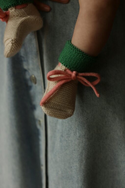 Hvid - Booties cream grass – Bild 2