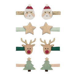 Mimi & Lula - Santa & Rudolph Mini Clips