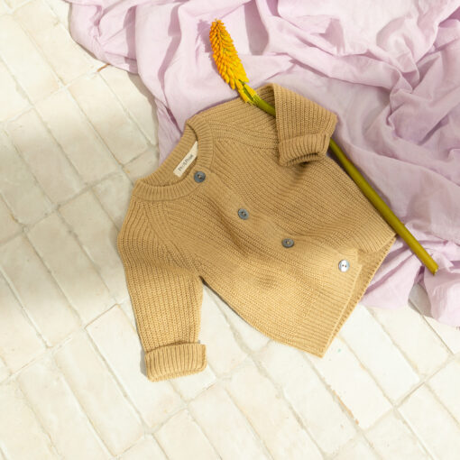 Phil & Phae - Cashmere baby cardigan Grain – Bild 3