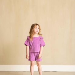 Alternative view of House of Jamie - Ruffled Shorts Violet