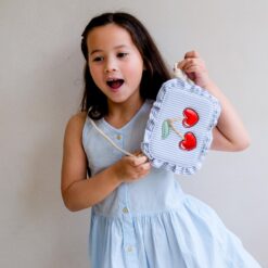 Alternative view of Mimi & Lula - 	Striped Cherry Bag