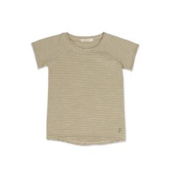 Phil & Phae - Raglan tee soft moss stripes