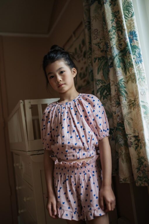 Petit Blush - Smock Frill Short Candy Hearts – Bild 2