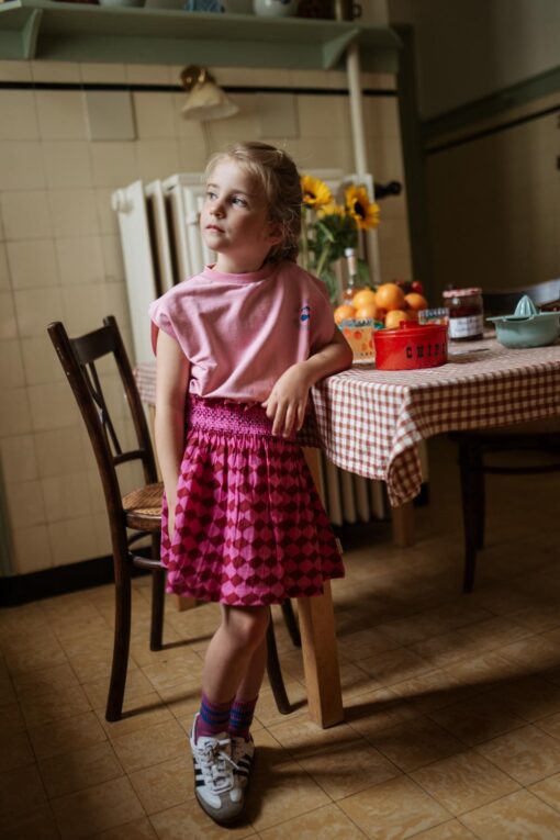 Petit Blush - Mini Smock Skirt Berry – Bild 2