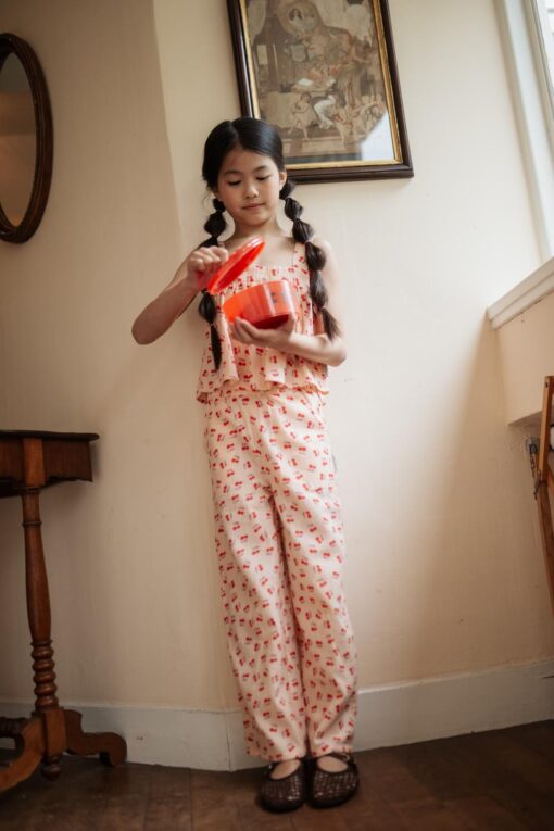 Petit Blush - Wide Leg Pants Cherry – Bild 2