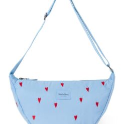 Studio Noos - Puffy Adult Fanny Pack Light Blue Hearts