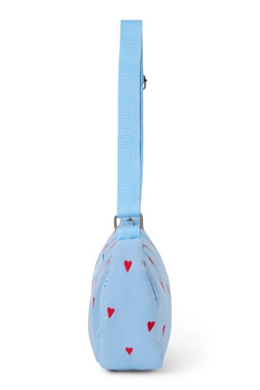 Studio Noos - Puffy Adult Fanny Pack Light Blue Hearts – Bild 3