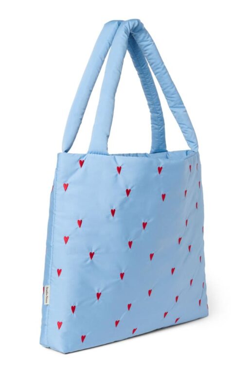 Studio Noos - Puffy Mom Bag Light Blue Hearts – Bild 2