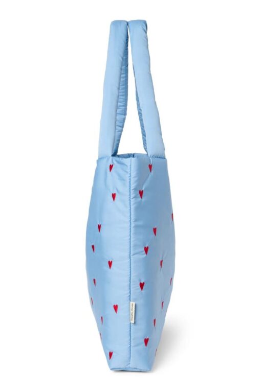 Studio Noos - Puffy Mom Bag Light Blue Hearts – Bild 3