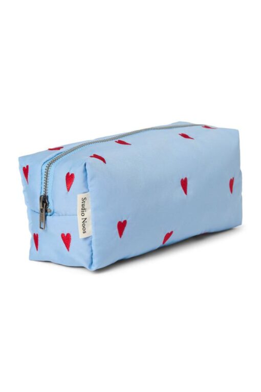 Studio Noos - Puffy Pouch Light Blue Hearts – Bild 2