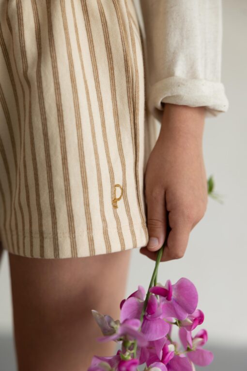 Phil & Phae - Beach shorts stripes Vintage gold – Bild 3