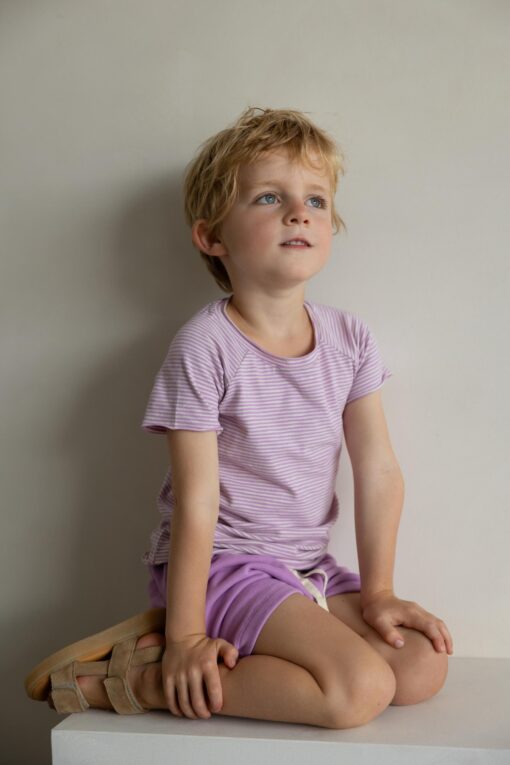 Phil & Phae - Sweat beach shorts bright lilac – Bild 3