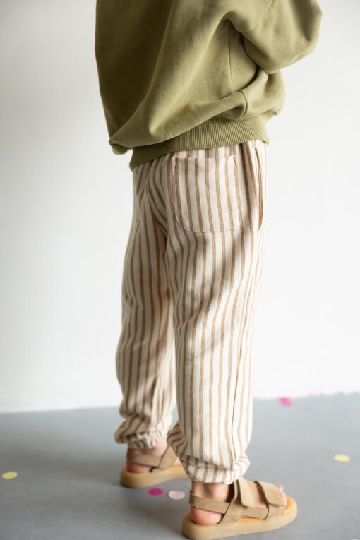 Phil & Phae - Joggers stripes Vintage gold – Bild 3