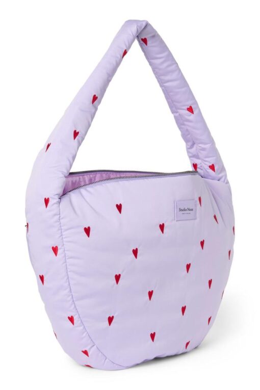 Studio Noos - Puffy Cross Body Bag Purple Hearts – Bild 6