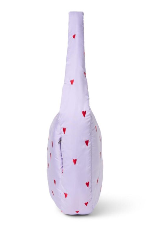 Studio Noos - Puffy Cross Body Bag Purple Hearts – Bild 5