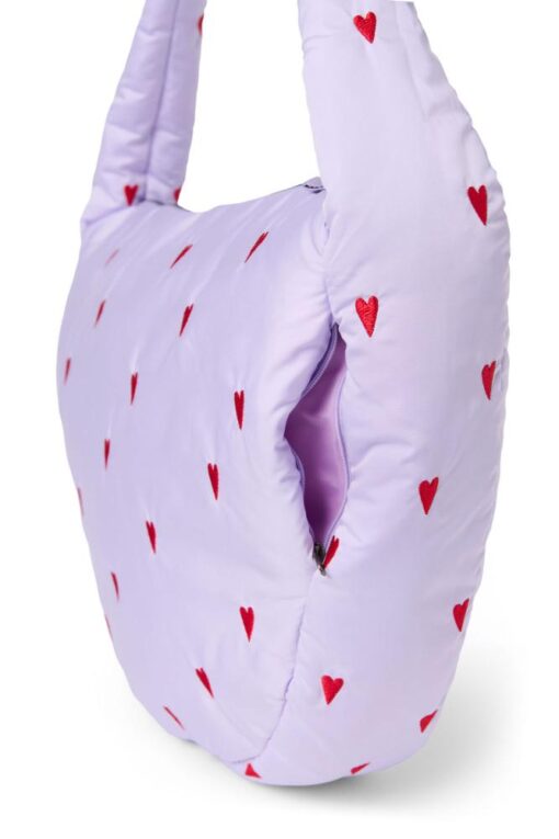 Studio Noos - Puffy Cross Body Bag Purple Hearts – Bild 3