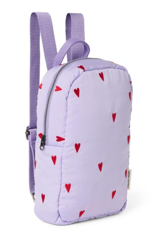 Studio Noos - Puffy Mini Backpack Purple Hearts – Bild 4