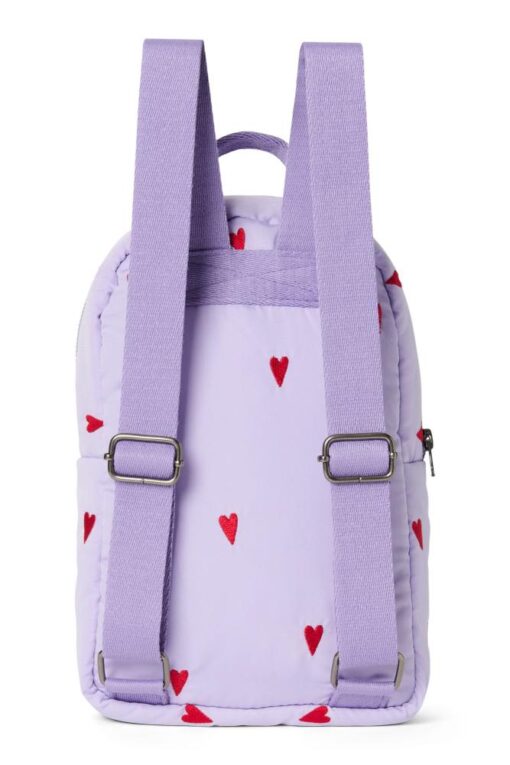 Studio Noos - Puffy Mini Backpack Purple Hearts – Bild 2