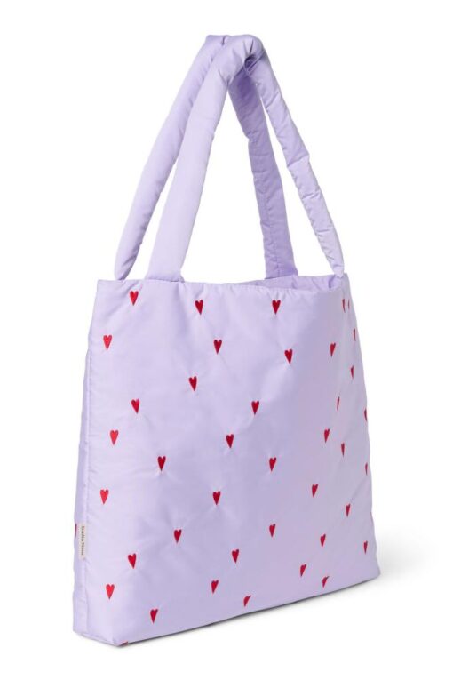 Studio Noos - Puffy Mom Bag Purple Hearts – Bild 2