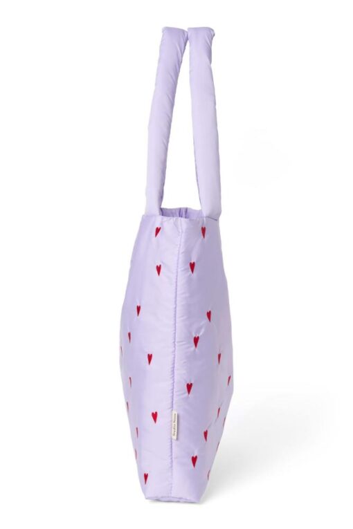 Studio Noos - Puffy Mom Bag Purple Hearts – Bild 3