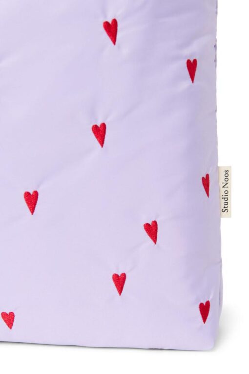 Studio Noos - Puffy Mom Bag Purple Hearts – Bild 4