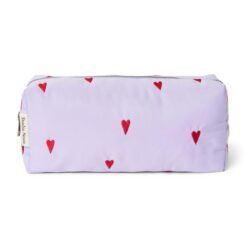 Studio Noos - Puffy Pouch Purple Hearts
