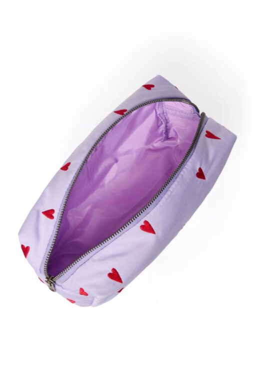 Studio Noos - Puffy Pouch Purple Hearts – Bild 2