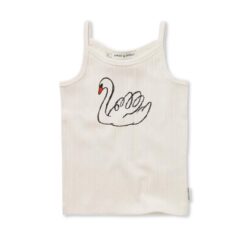 Sproet & Sprout - Girls spaghetti top swan