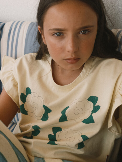 Tinycottons - Yellow Flowers Graphic Crop Tee – Bild 4