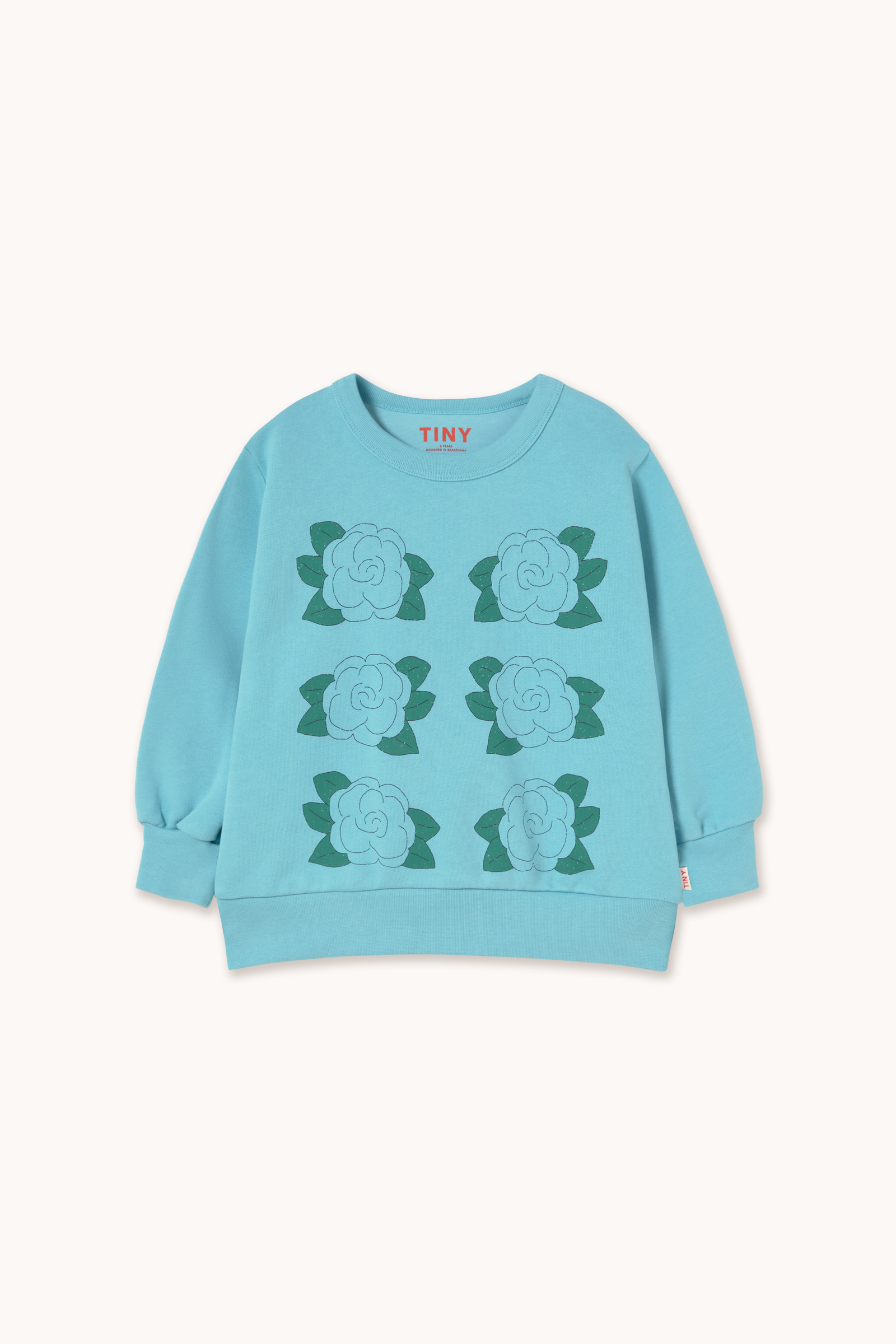 Tinycottons - Blue Flowers Graphic Sweatshirt
