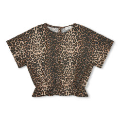 Petit Blush - Blouse Elastic Waist Leopard