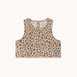 Tinycottons - Animal Print Poplin Top