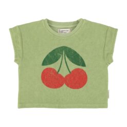 Piupiuchick - T'shirt light olive cherry