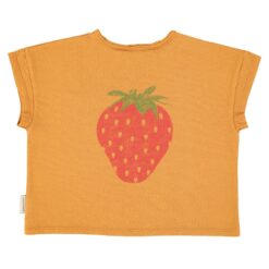 Alternative view of Piupiuchick - T'shirt camel strawberry