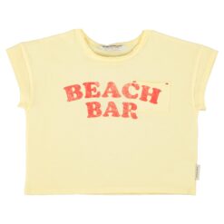 Piupiuchick - T'shirt light yellow beach bar