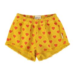Piupiuchick - Shorts mustard hearts allover