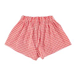 Alternative view of Piupiuchick - Shorts red & ecru checkered