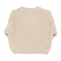Alternative view of Piupiuchick - Knitted sweater red heart
