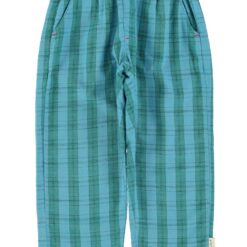 Piupiuchick - Trousers blue & green checkered
