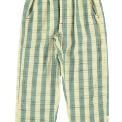 Piupiuchick - Trousers light yellow checkered