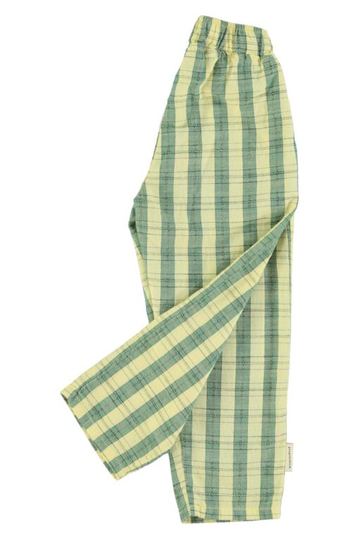 Piupiuchick - Trousers light yellow checkered – Bild 3