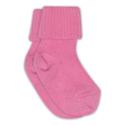 MP Denmark – Cotton rib baby socks Pink Cosmos