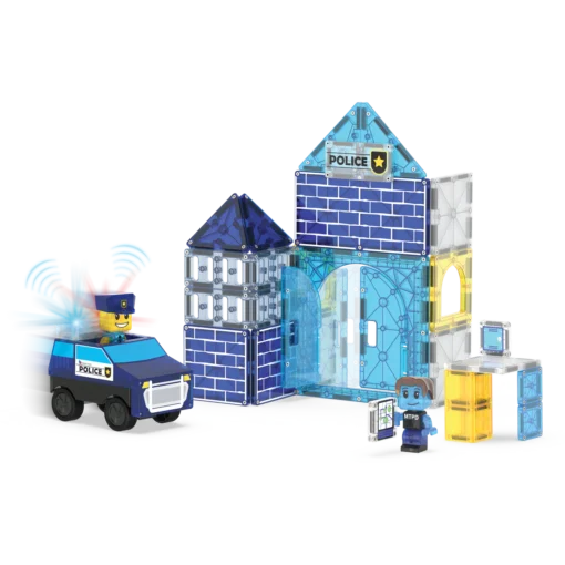 Magna-Tiles - Police Station 35-Piece Set – Bild 2